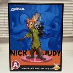 ズートピア Happyくじ A賞 ニック＆ジュディ セルフィーフィギュア