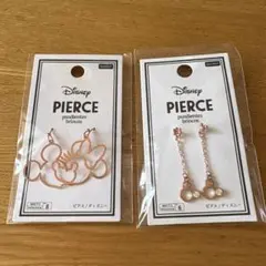 Disney ピアス 2ペア セット　ダイソー