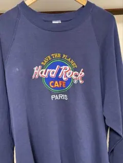 【古着】Hard Rock Cafe トレーナー ネイビー 3Xサイズのサムネイル