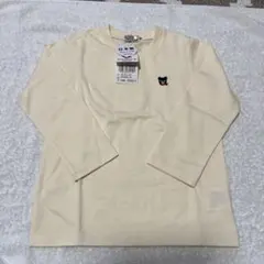 新品未使用　 ミキハウスダブルビー　クリーム色 長袖カットソー 100cm