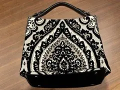 ThinkBee!　ボヘミアントートバッグ ゴブラン織り モノトーン 保存袋付