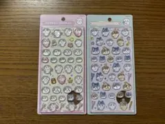 正規品　ボンボンドロップシール　ちいかわ　ハチワレ　うさぎ　第一弾　計2点