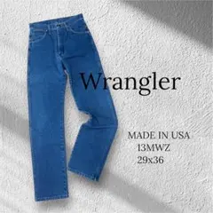 USA ラングラー 13MWZ デニムパンツ 29×36 ストレート 希少サイズ