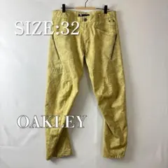 カーゴパンツ オークリー 未使用に近い 迷彩 カモフラ 32 ゴルフ ワーク