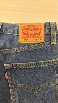 LEVI STRAUSS & CO. 578 W28 L32 デニム