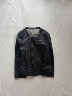 archive 00s leather jacket y2k