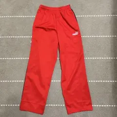 PUMA 長ズボン ジャージ レッド 140