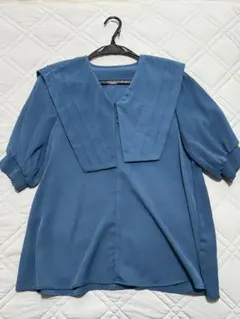 N.Natural Beauty Basic ブラウス 青のサムネイル