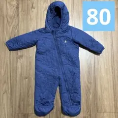 baby Gap フード付きキルティングジャンプスーツ 80cm 12-18m