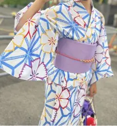 浴衣セット水色