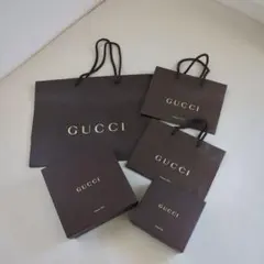 GUCCI ショップ袋・ボックスセット 5点