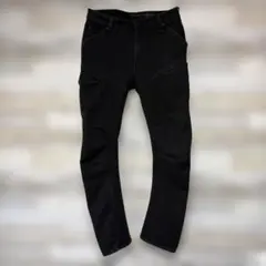 ワークマン　4D防風ウォームパンツストレッチ　ブラック　LL