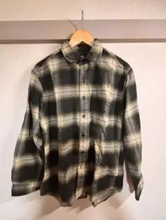 UNIQLO ユニクロ　オンブレチェック フランネルシャツ　M
