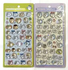 【国内正規品】 ちいかわ ボンボンドロップシール 2枚セット ニコニコ モモンガ