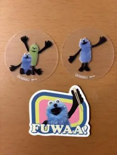 パペットスンスン✕スシローコラボグッズ クリアピック　3点セット