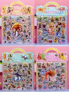 イタリアンブレインロット 立体ぷくぷくシール 4枚セット(8シート)