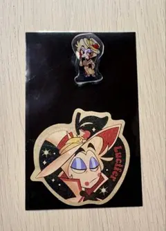 ハズビンホテルHazbin HotelピンバッジLucifer ルシファー ハズビンホテル ルシファー アラスター アヒル ピンバッジ - メルカリ