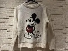 dazzlin （ダズリン）ミッキーマウス長袖ニット　オフホワイト