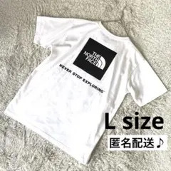 THE NORTH FACE Tシャツ バックスクエアロゴ ホワイト L