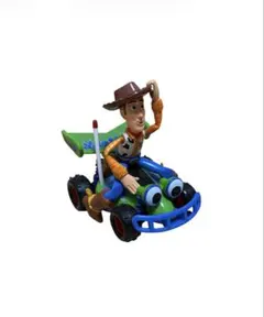 レア トイ・ストーリー RC ラジコンカー ウッディ バズ フィギュア付き