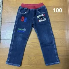 ミキハウス　ダブルビー　デニム　100