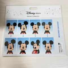 ディズニーストア ミッキーマウス 証明写真　ステッカー