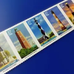 9896 外国切手 アメリカ 2003年 灯台シリーズ シール式
