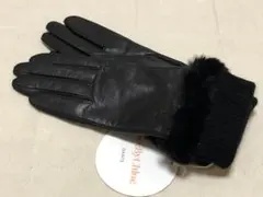 389新品SeeByChloeシーバイクロエ羊革レザー×ジャージコンビ手袋日本製のサムネイル