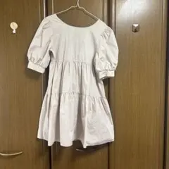 NICE CLAUP ボリューム袖ブラウス 半袖のサムネイル