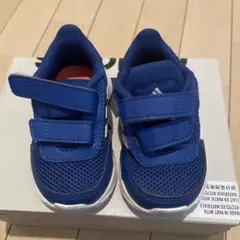 adidas キッズスニーカー 青　11cm