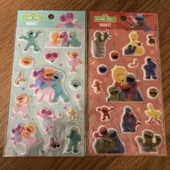 セサミストリート キャラクターシール2枚セットのサムネイル