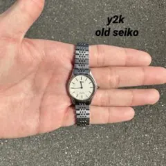 稼働 セイコーシルバー y2k 腕時計