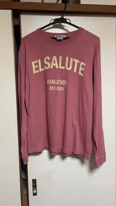 ELSALUTE 長袖Tシャツ ピンク Mサイズ