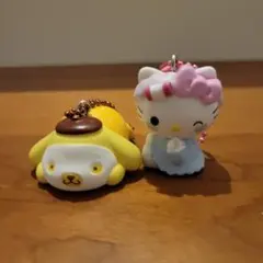 サンリオキャラクターズGRWMマスコットチャーム　ポムポムプリン　キティ