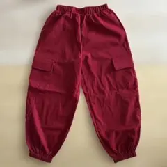 SHEIN カーゴパンツ レッド 9Y