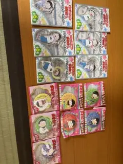 セブンイレブン限定 おそ松さん アクリルキーホルダー６種&缶バッチ７種セット