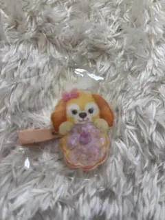 ディズニーシー　ダッフィ＆フレンズ　ヘアクリップ　クッキーアン