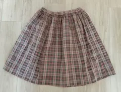 チェック柄 ゴム入りウエスト スカート 120　アーバンリサーチ　新品　未使用