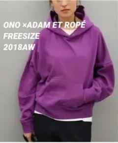 ONO ×ADAM ET ROPÉ/HOODED PULLOVER/PURPLE