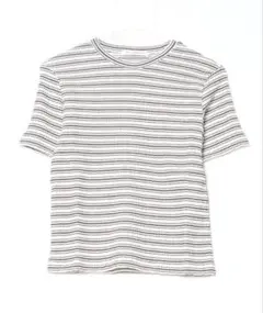 BEAUTY&YOUTH シャーリング ボーダー Tシャツ