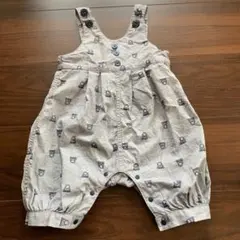 キッズズー☆美品☆オーバーオール ロンパースのサムネイル