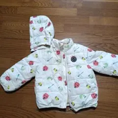 インセクトコレクション　虫さん柄　ダウンコート