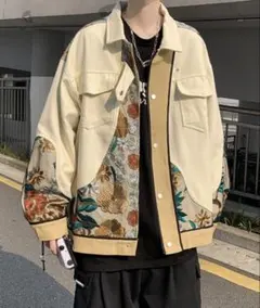 最終値下げ 定価5万 花柄 ジャケット - メルカリ