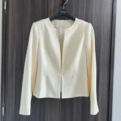 アナイ　ジャケット　ノーカラージャケット