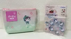 忍たま乱太郎 フリューくじ ポーチ 善法寺伊作 ・アクスタ(6年生) 2点セット