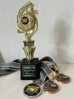 NPC WORLDWIDE FWJ ２位　トロフィー　メダル