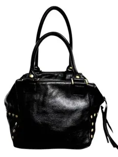 00s アーカイブ スタッズ レザーショルダーバッグ Y2K ギミック　グランジ