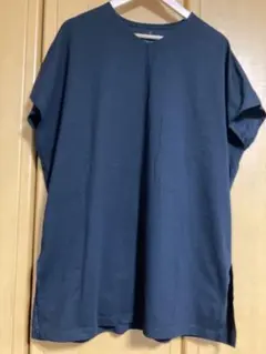 無印良品Vネックチュニック　黒