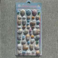 フロッキーシール ネコ ねこ 猫 ふわふわ もふもふシール 立体シール