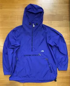 THE NORTH FACE ナイロンアノラックパーカー ブルー　メンズＬ